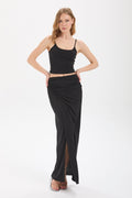 Kadın siyah atlet – ASTRA Crop Top | IMBUE color:siyah