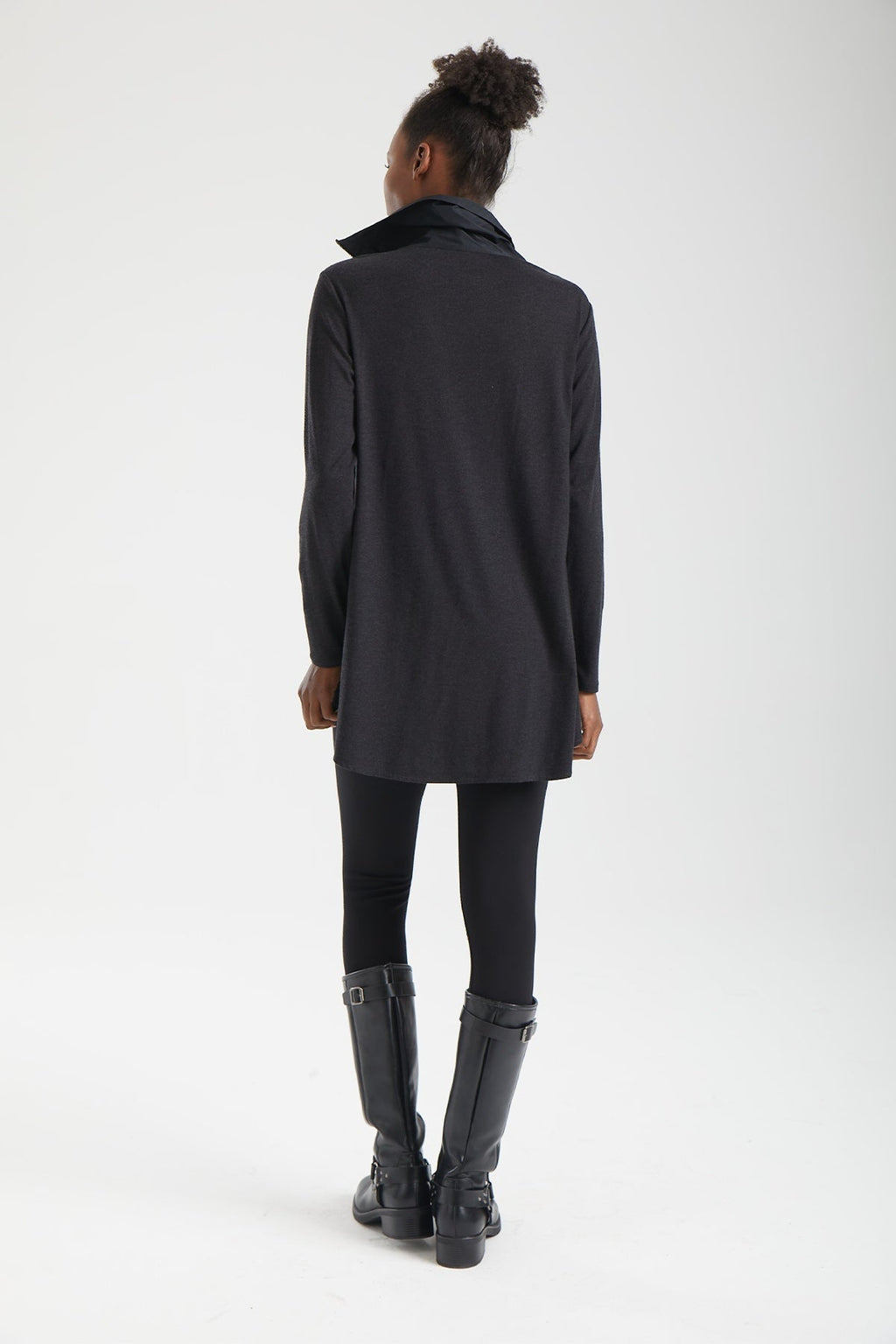 Kadın siyah tunik – AXIS Asimetrik Tunik | IMBUE color:siyah