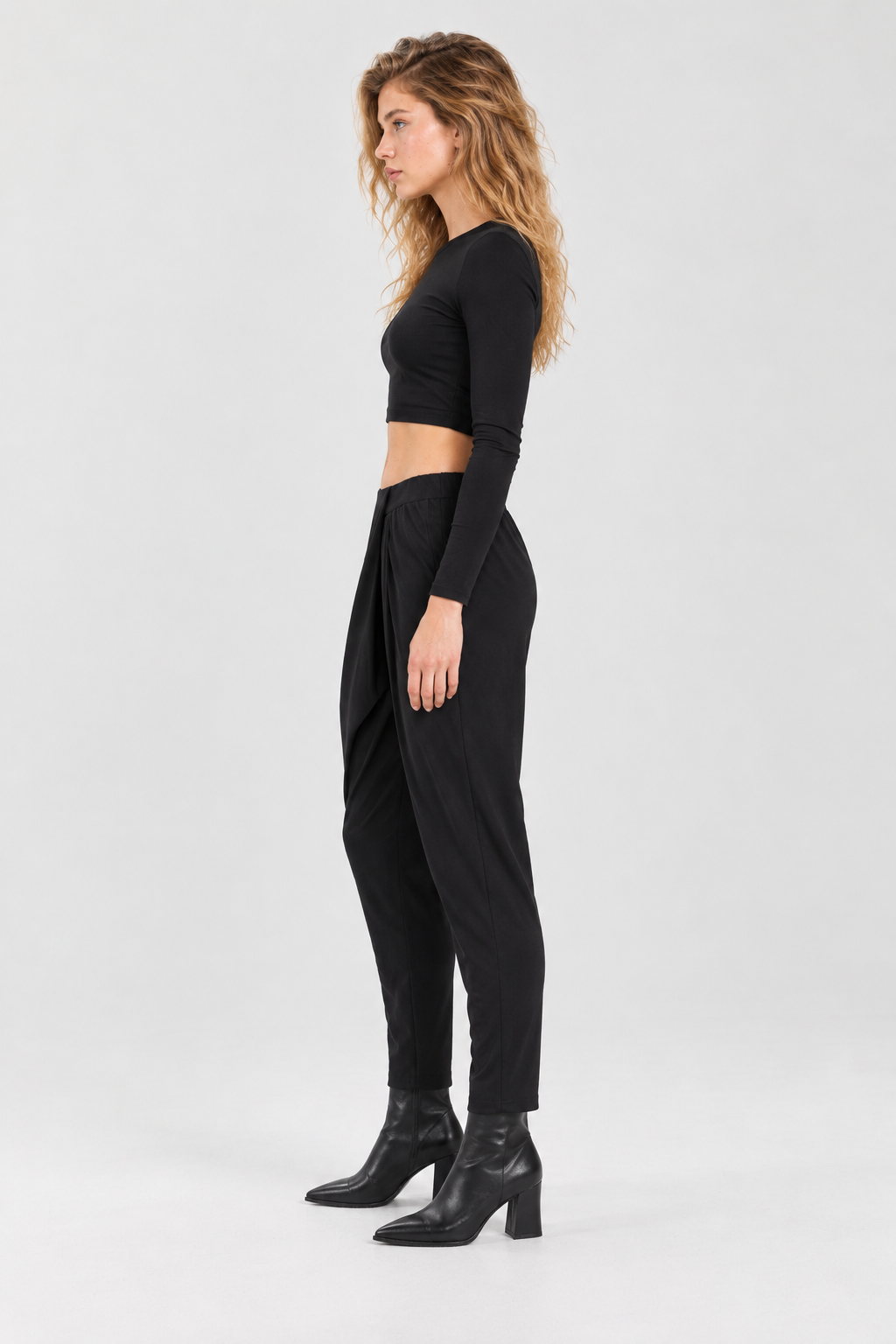 ORION Asimetrik Pantolon - siyah asimetrik pantolon - IMBUE - color:BLK