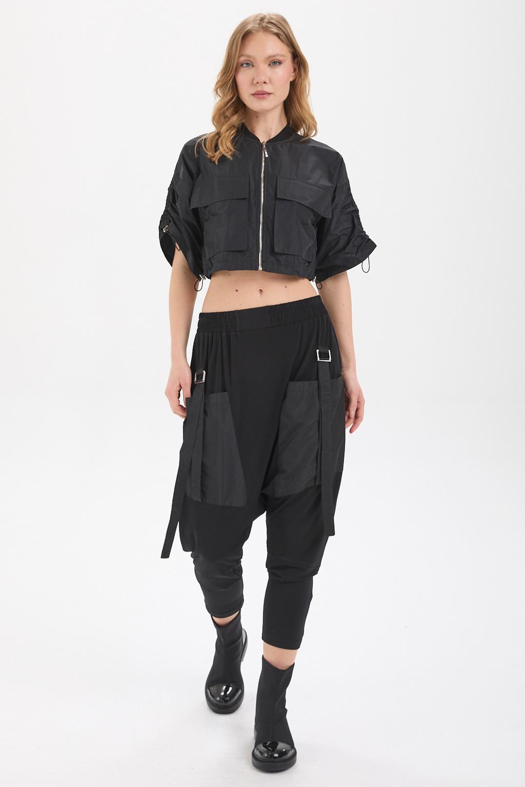 STRATA Teknik Jogger Pantolon - siyah teknik jogger pantolon - IMBUE - [color:siyah]