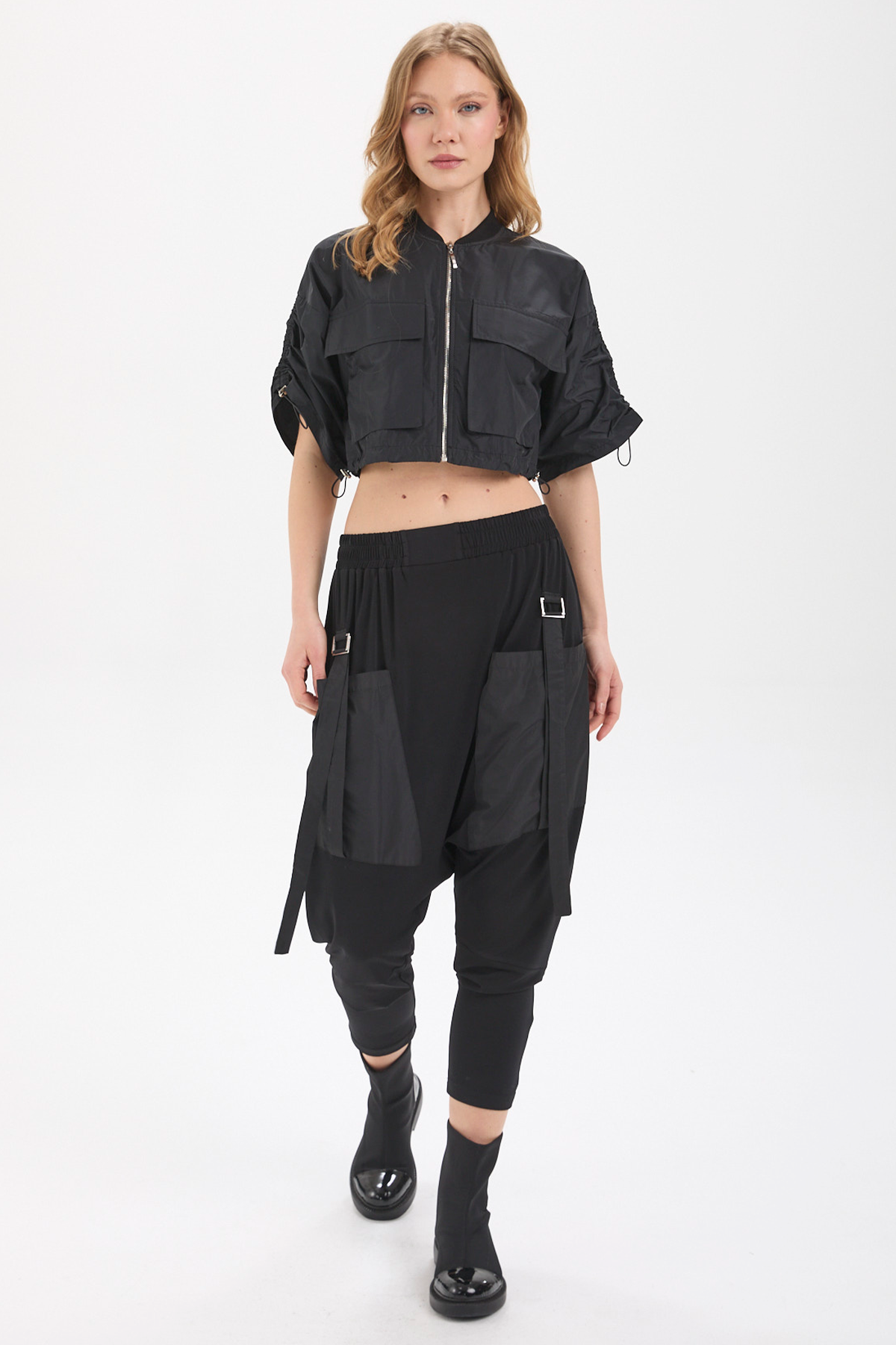 STRATA Teknik Jogger Pantolon - siyah teknik jogger pantolon - IMBUE - [color:siyah]