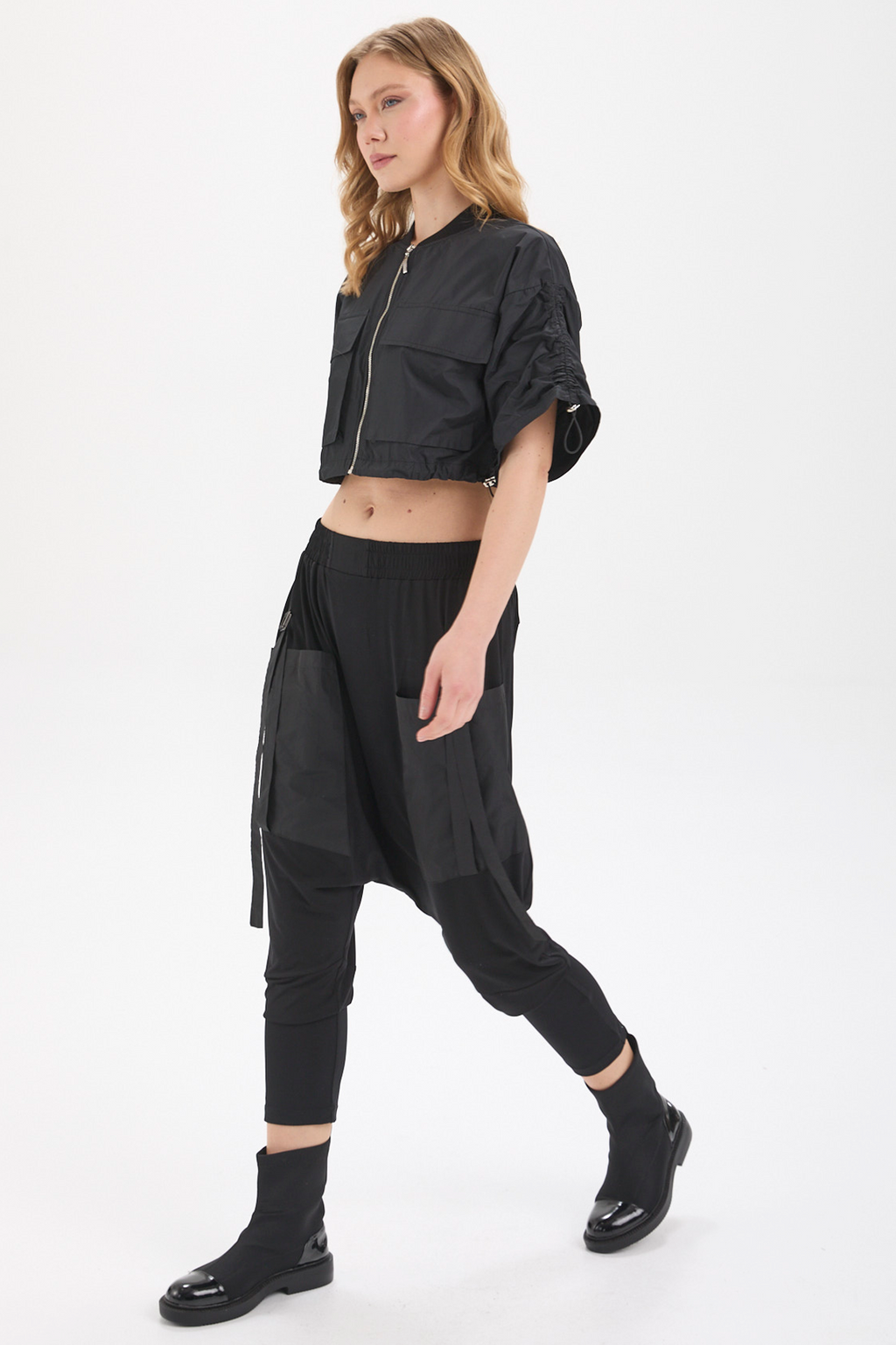 STRATA Teknik Jogger Pantolon - siyah teknik jogger pantolon - IMBUE - [color:siyah]