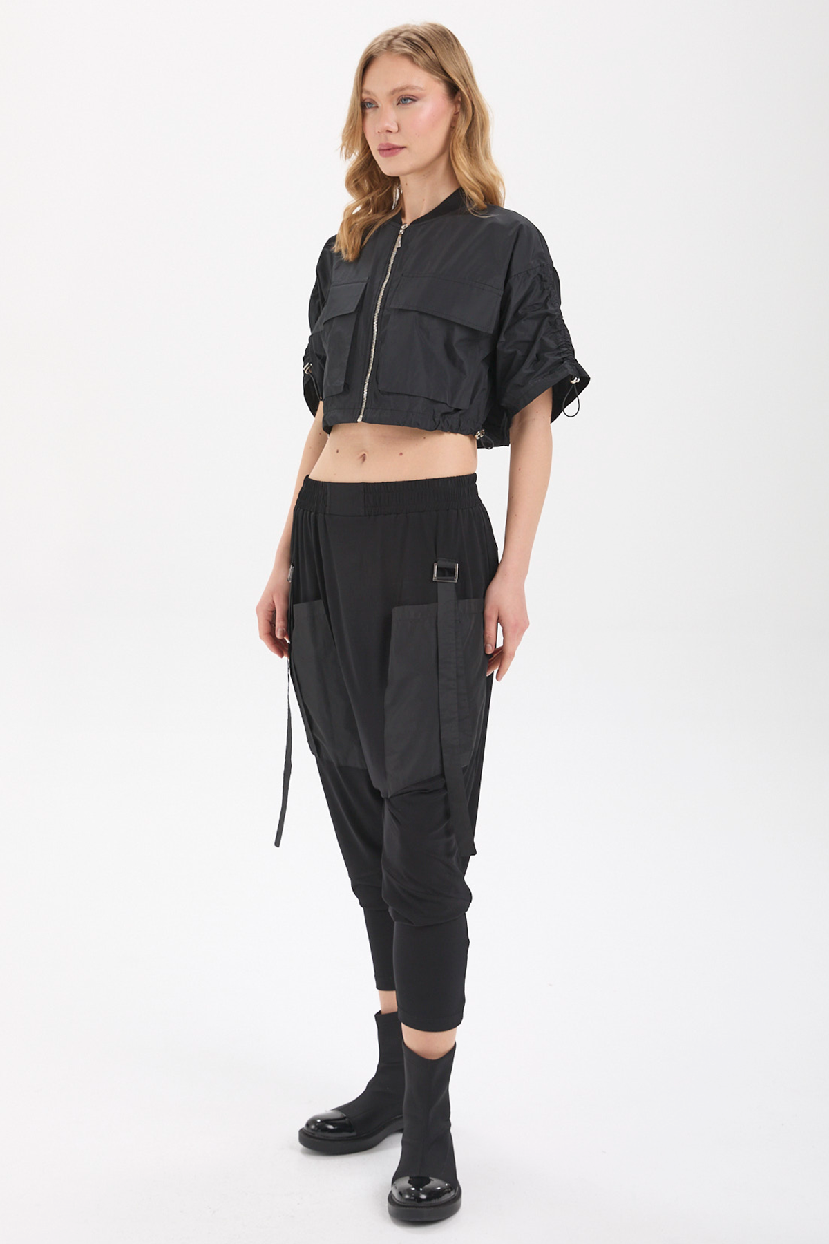 STRATA Teknik Jogger Pantolon - siyah teknik jogger pantolon - IMBUE - [color:siyah]