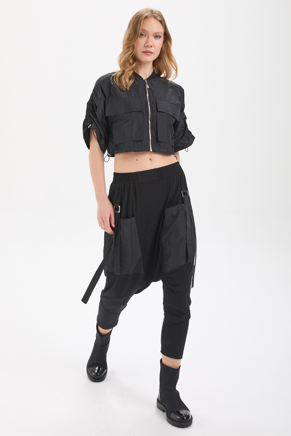 STRATA Teknik Jogger Pantolon - siyah teknik jogger pantolon - IMBUE - [color:siyah]