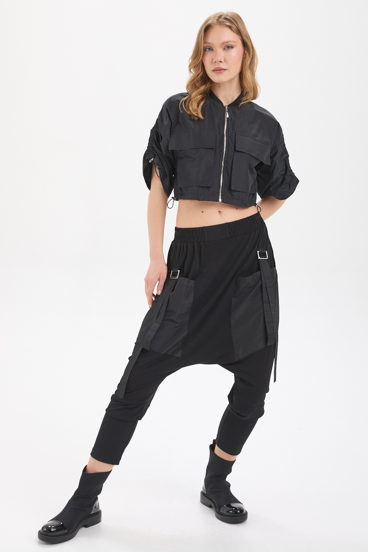 STRATA Teknik Jogger Pantolon - siyah teknik jogger pantolon - IMBUE - [color:siyah]