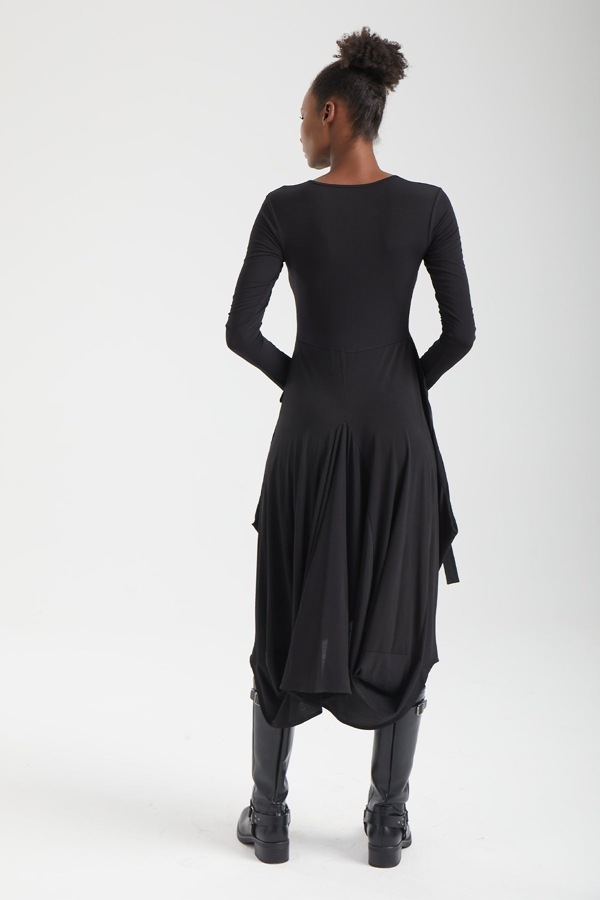 Kadın siyah elbise – REN Teknik Elbise | IMBUE color:siyah
