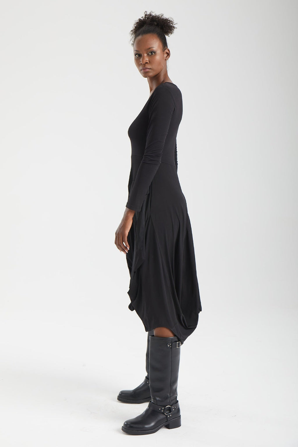 Kadın siyah elbise – REN Teknik Elbise | IMBUE color:siyah
