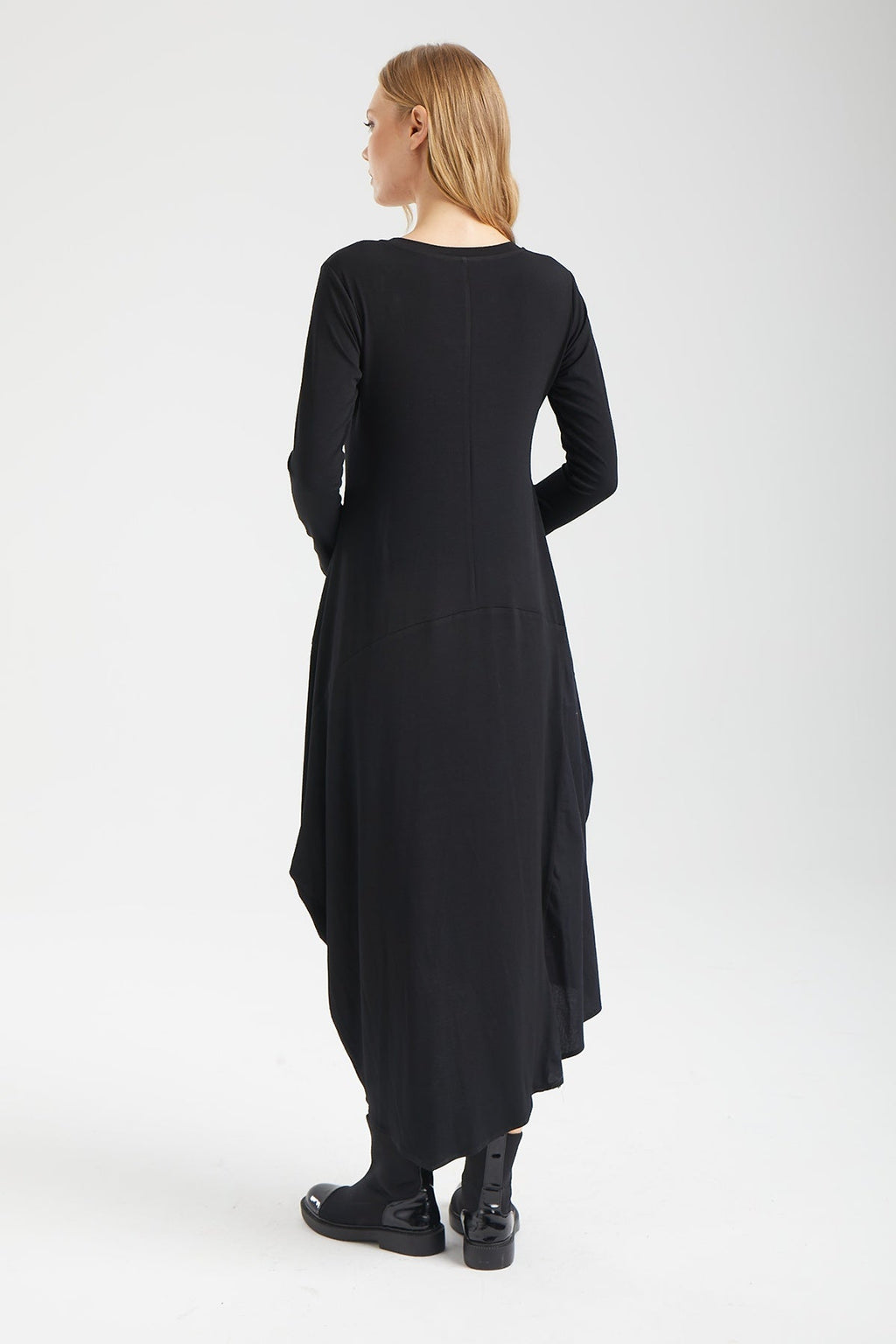 Kadın siyah elbise – LYRA Teknik Elbise | IMBUE color:siyah