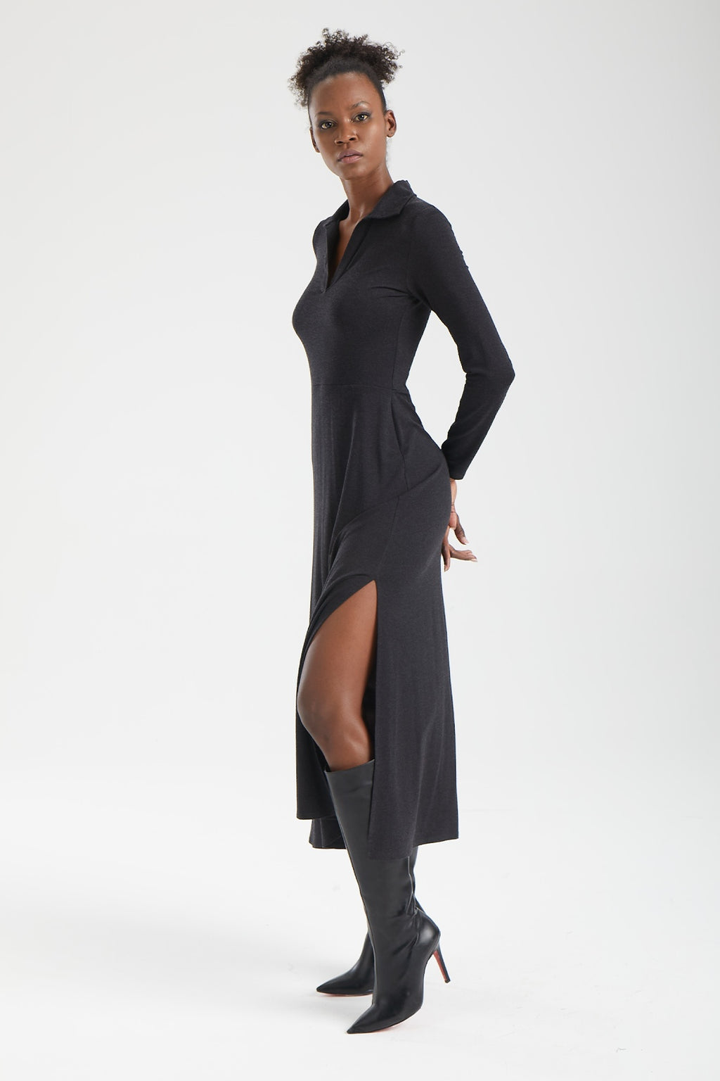 MAIA V-Form Maxi Elbise