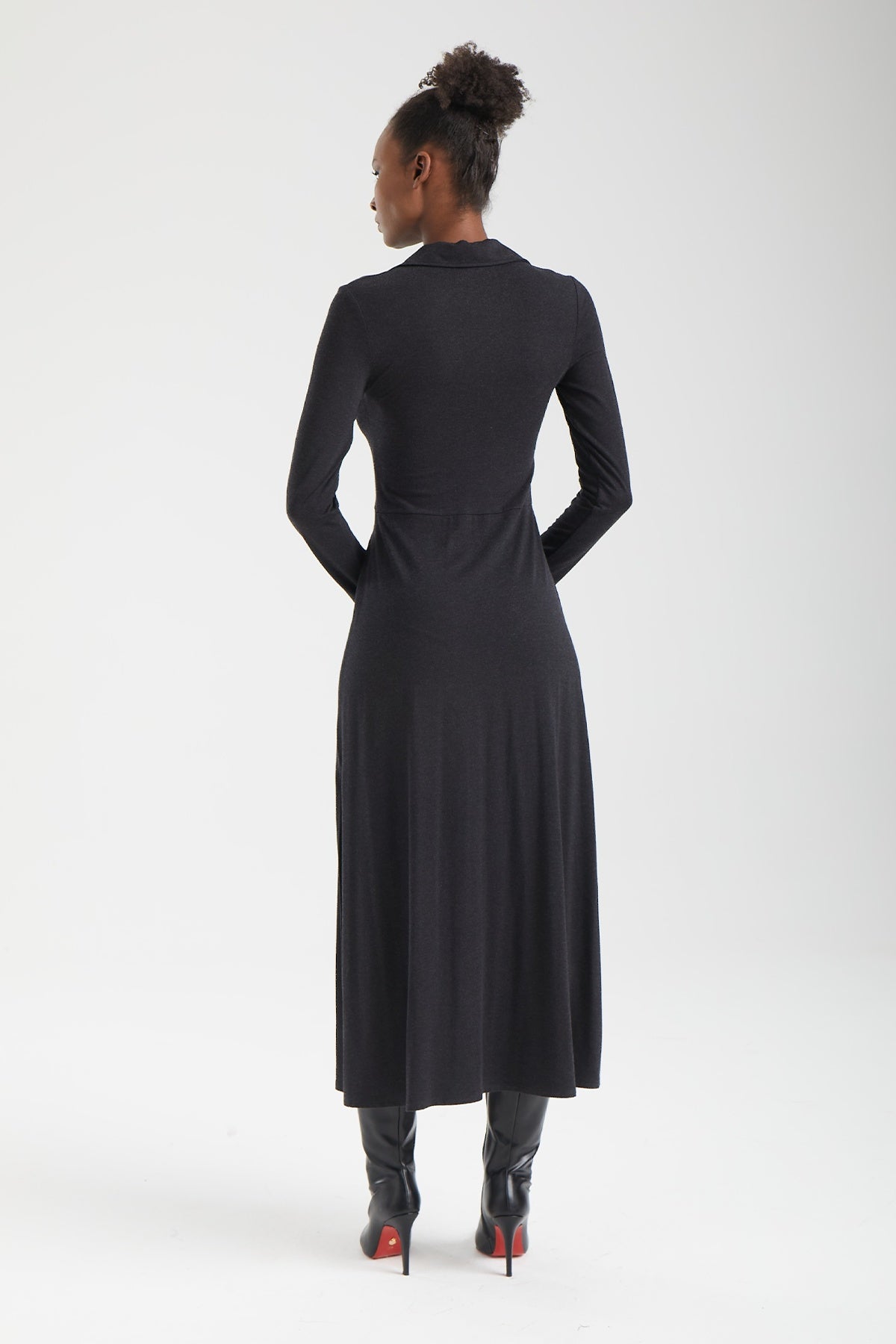 MAIA V-Form Maxi Elbise