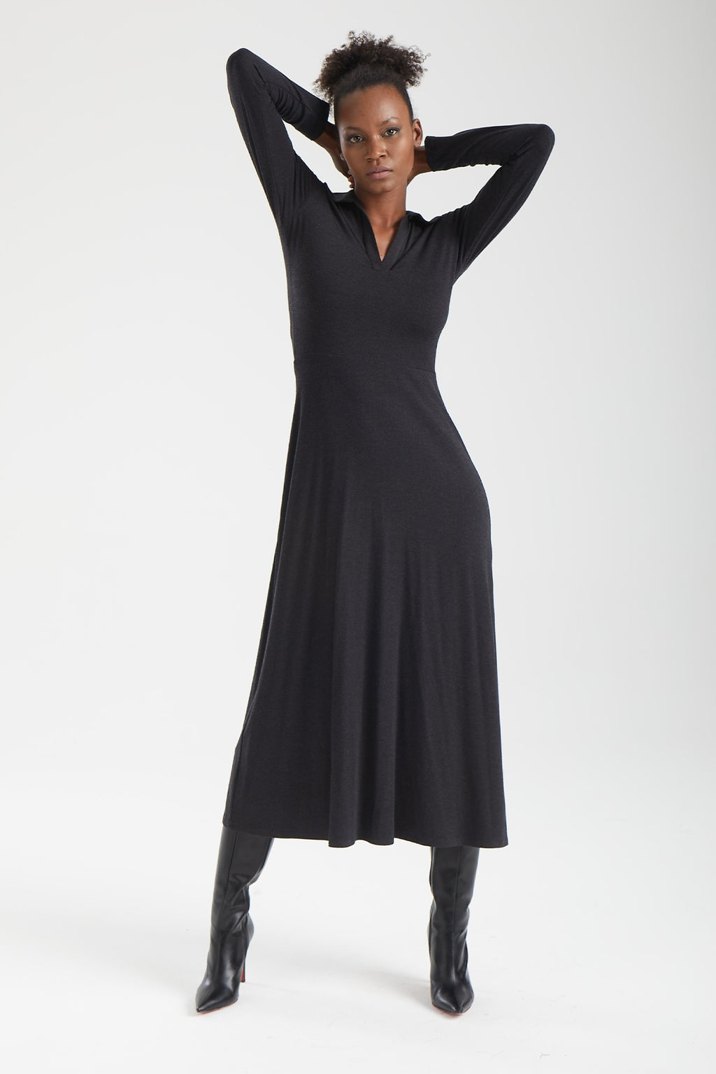 MAIA V-Form Maxi Elbise