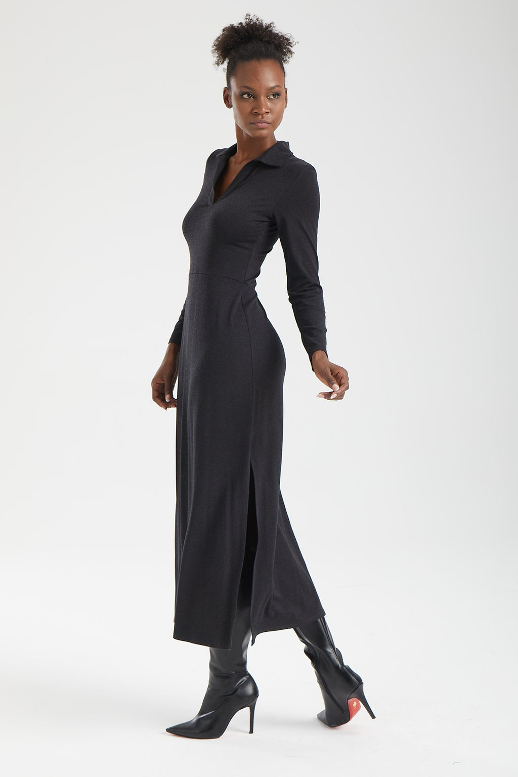 MAIA V-Form Maxi Elbise