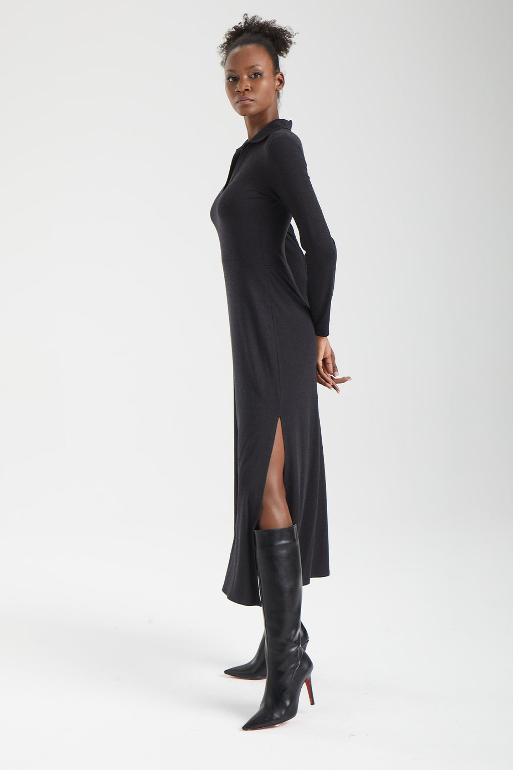 MAIA V-Form Maxi Elbise