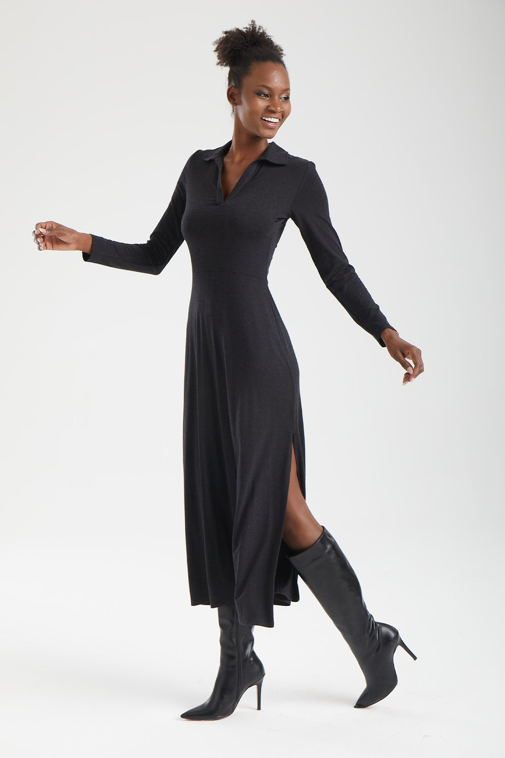 MAIA V-Form Maxi Elbise