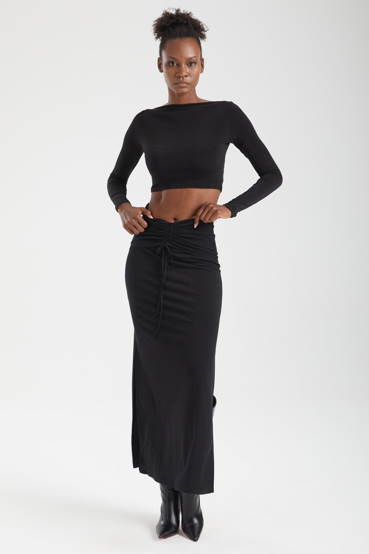 VIRA Büzgülü Maxi Etek