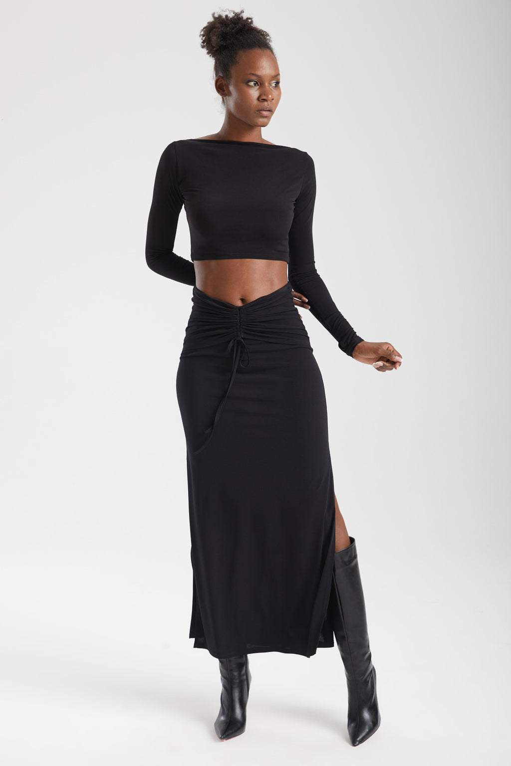 VIRA Büzgülü Maxi Etek