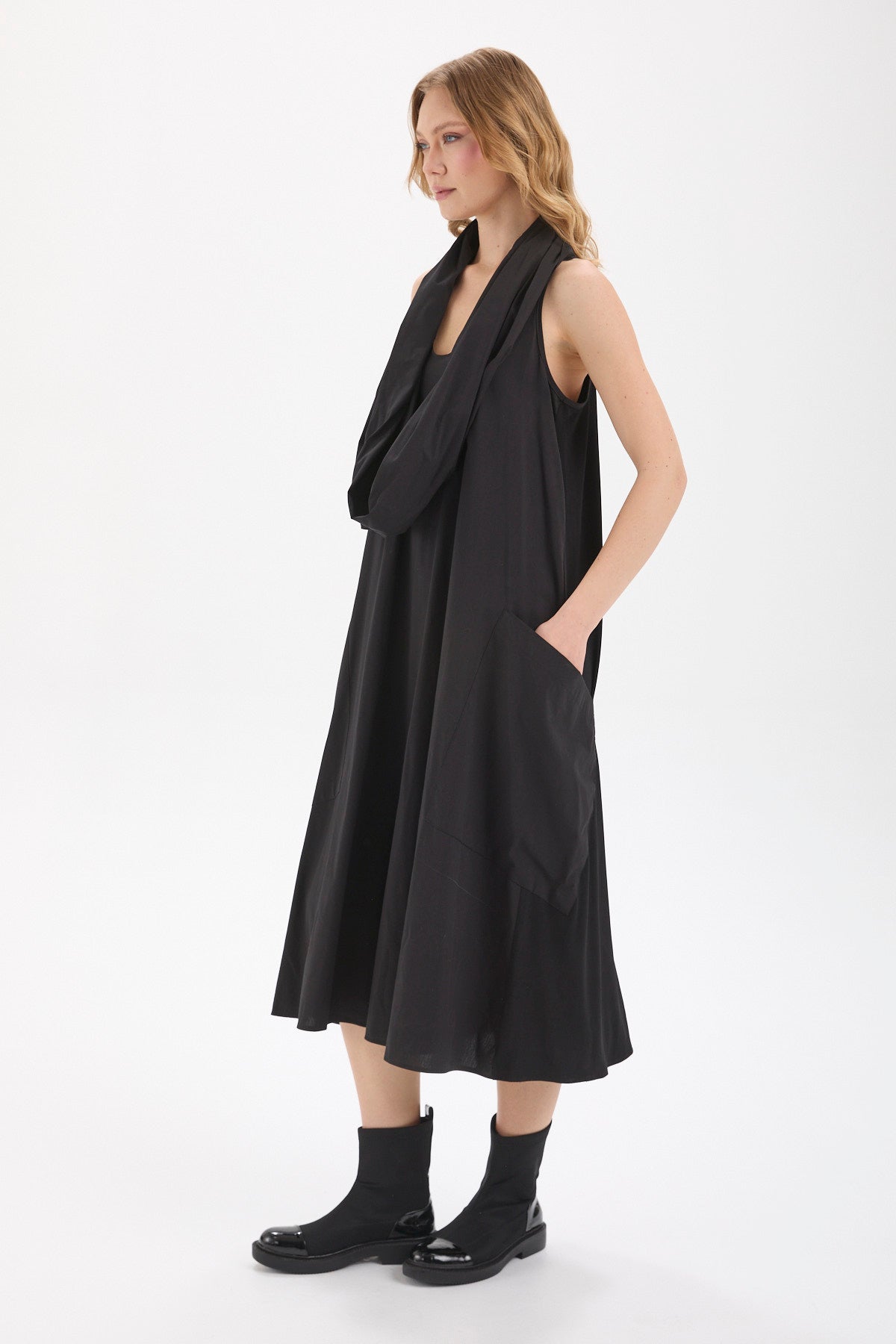ION Degaje Yaka Elbise